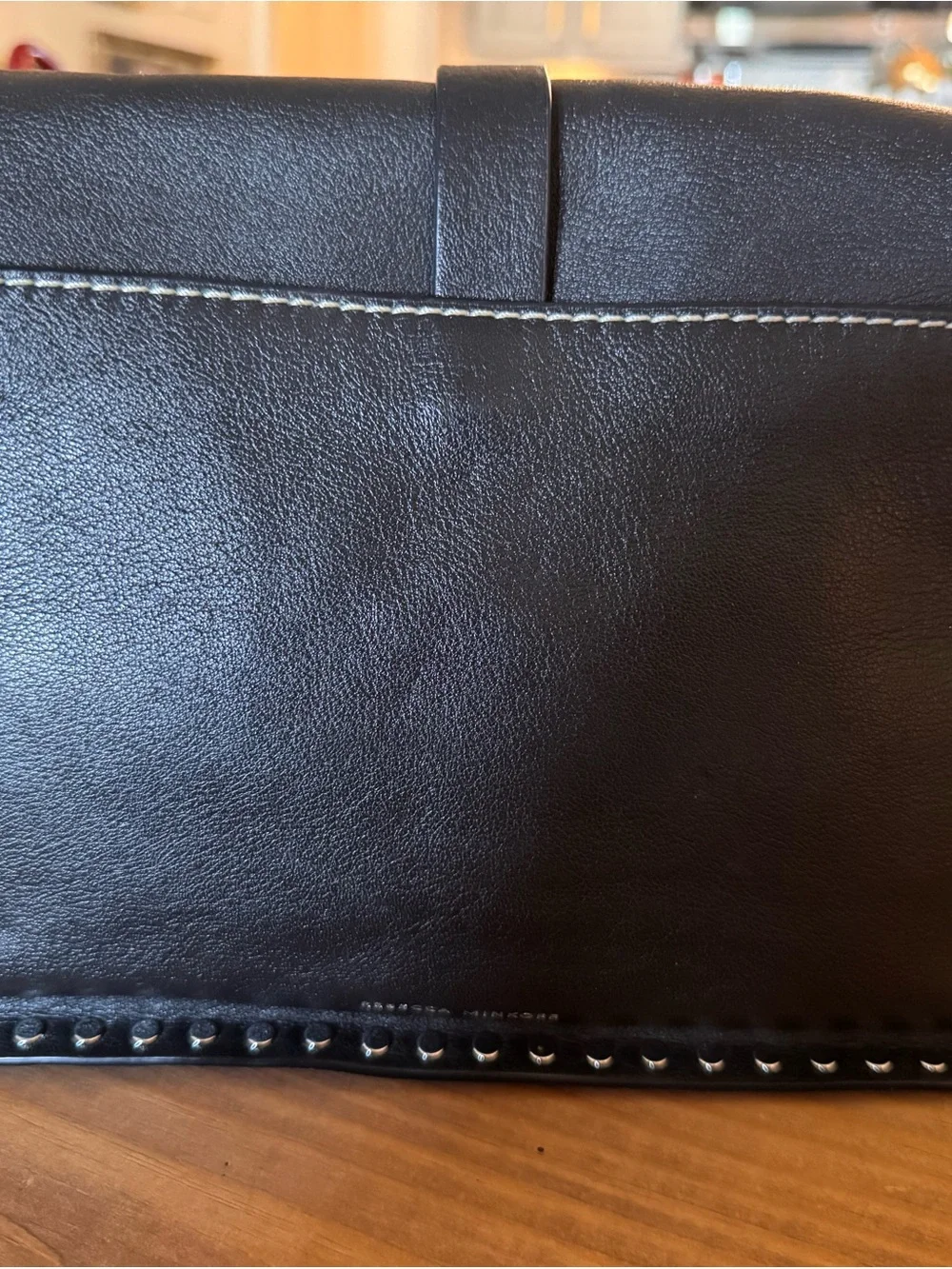 Rebecca Minkoff Black Leather Studded Crossbody Bag